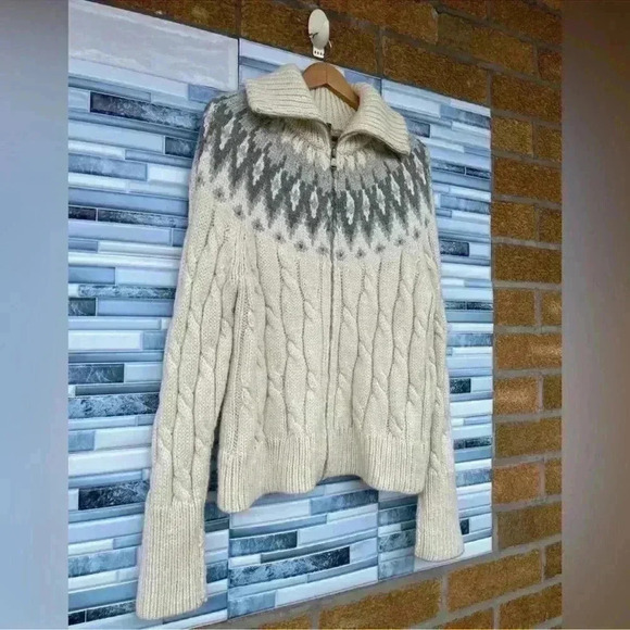 Lauren Active Ralph Lauren Womens Alpaca
Zip Sweater Jacket XL - Picture 2 of 13